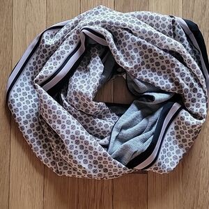 LOFT mauve/gray infinity scarf
